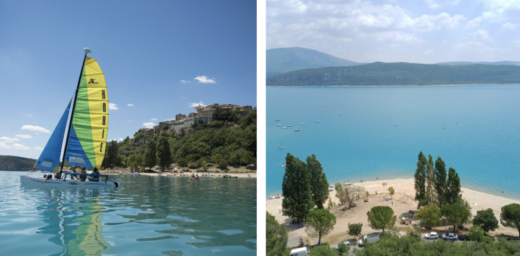 Le lac de Sainte-Croix : le lieu d'un enchantement unique Situé en Provence, au carrefour entre la route des Alpes et la Côte d'Azur, le lac de Sainte-Croix est un lieu magique et authentique. Quiconque s'est rendu à l'endroit a pu admirer les nuances d'un paysage incroyable, qui ressemble à un tableau de Cézanne. Ce merveilleux endroit est un lieu magique, qui conjugue à la fois les loisirs de l'eau et ceux du plein air. On y trouve des senteurs de thym et de miel se mêlant à celles de la lavande et des pins. Particulièrement prisé pour son énergie naturelle, le lac de Sainte-Croix conjugue le meilleur de la Provence et offre une expérience unique aux visiteurs. Quiconque s'y est rendu est tombé sous son charme éclatant.